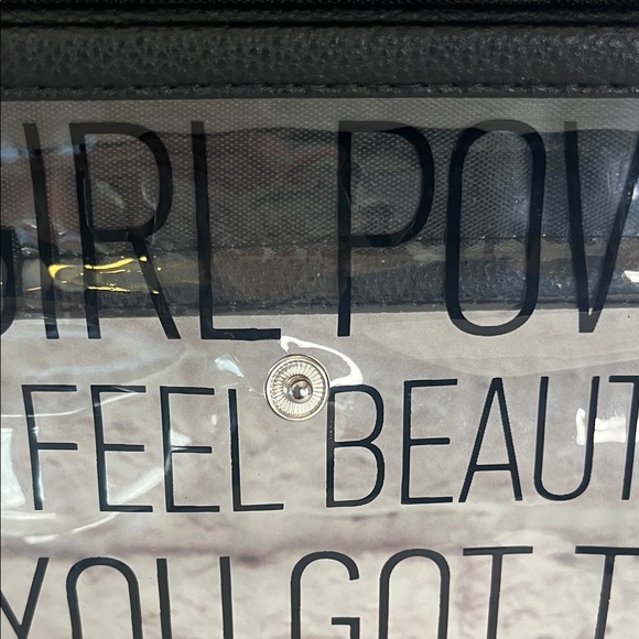 RealHer Black and Transparent Motivational Clutch - Picture 4 of 6